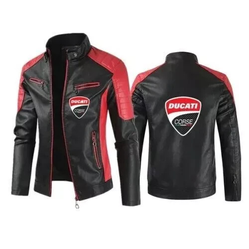 Hommes ducati cuir blouson - ducati,