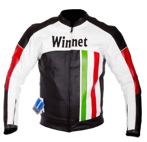 Veste moto cuir - veste, en