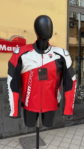 Blouson moto cuir - , ducati